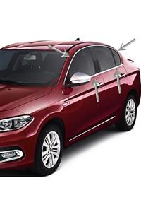 BOA Tuning Fiat Egea Sedan Krom Cam Çıta Çerçeve Seti 8 Parça 2015 ve Üzeri Uyumlu