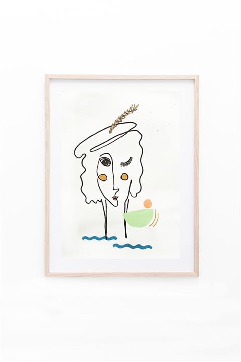 Dıy and GREEN Line Serisi-09 Canvas Tuval Bezi