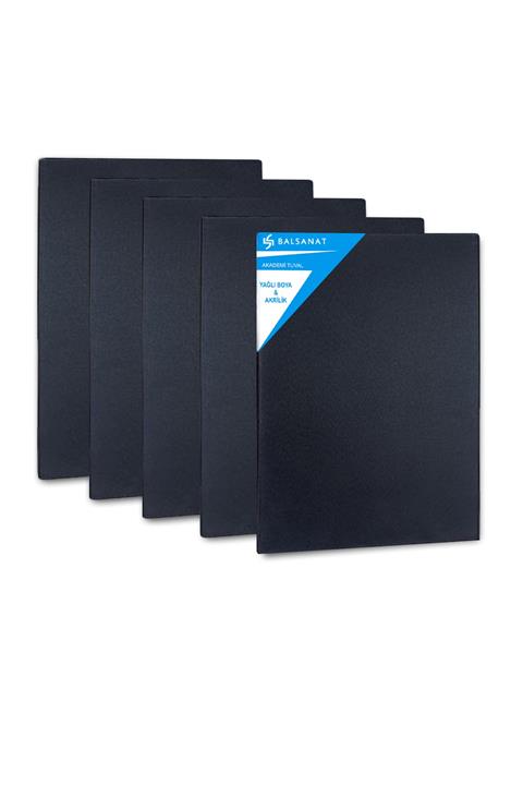 BAL SANAT Siyah Akademi Tuval 35x50 cm 5'li Paket