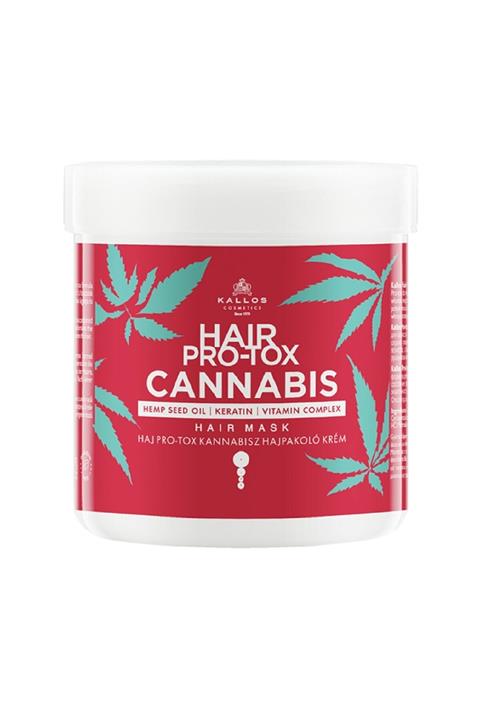 Kallos Cosmetics Haır Pro-tox Cannabis Kenevir Tohumu Yağı, Keratin Ve Vitamin Kompleksi Içeren Saç Maskesi 500ml