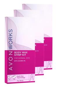 AVON Works Vücut Için Ağda Bandı Kiti Üçlü Set