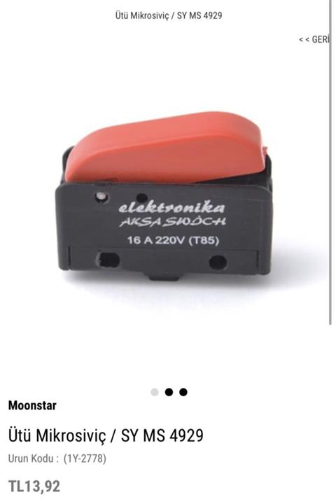 Moonstar Ütü Mikrosiviç