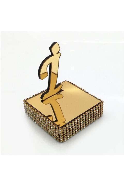 Lora Davet Söz Nişan Tepsisi Harfli Yüzük Yükselticisi I altın