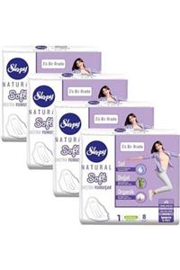 Sleepy Natural Soft Ince Ped Normal 8'li X4