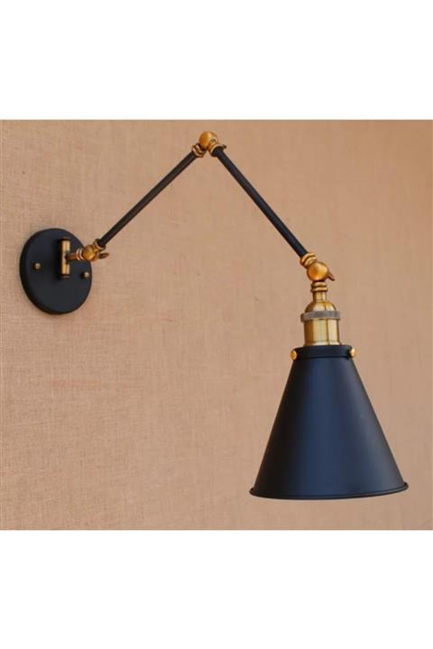 MYLİGHT S Retro Rustik Akrobat Konik Aplik Hareketli Duvar Lambası