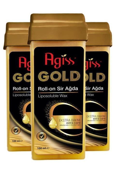 AGISS Gold Roll-on Sir Ağda 100 ml 3'lü