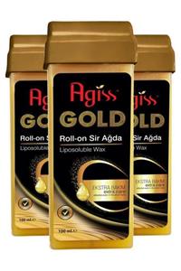 AGISS Gold Roll-on Sir Ağda 100 ml 3'lü