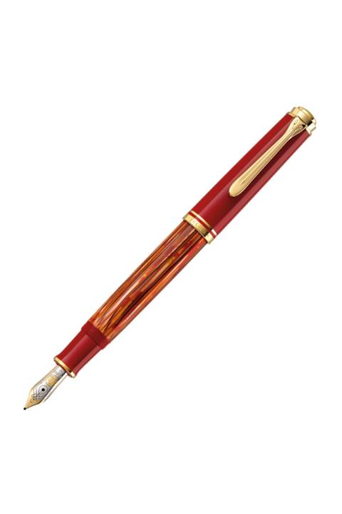 Pelikan Souveran M600 Special Edition Dolma Kalem Tortoiseshell-red F Uç 815741