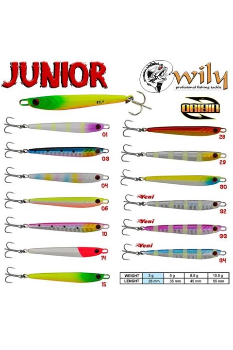 Wily Baby Jig Junior Jig 8.5 Gr 4.5 Cm