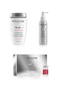 Kerastase Dökülme Karşıtı Şampuan 250 ml + Saç Bakım Serumu 10 x 6 ml + Saç Bakım Spreyi 125 ml 2840095010960