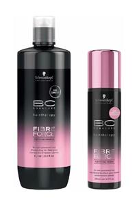 Bonacure Keratin Seti-Bc Fibre Force Keratin Şampuanı 1000 ml +Durulanmayan Sprey Krem 200 ml 2840095030312