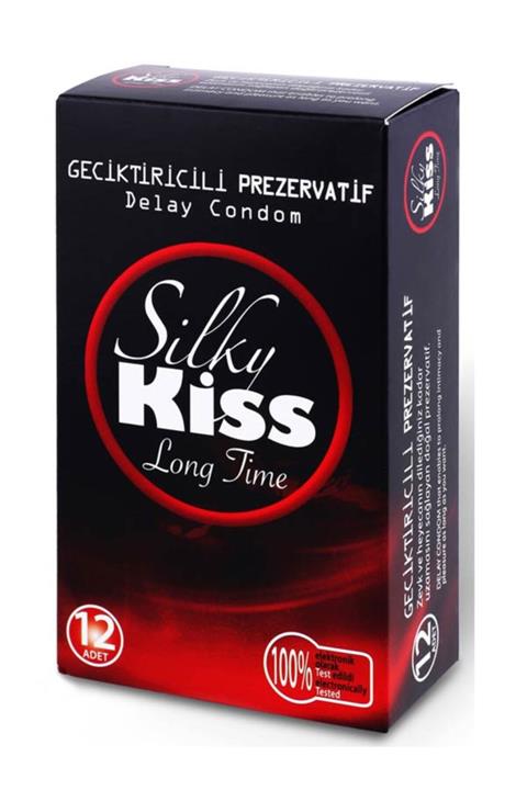 Silky Kiss Uzun Geceler Prezervatif Long Time 12 Adet Condom