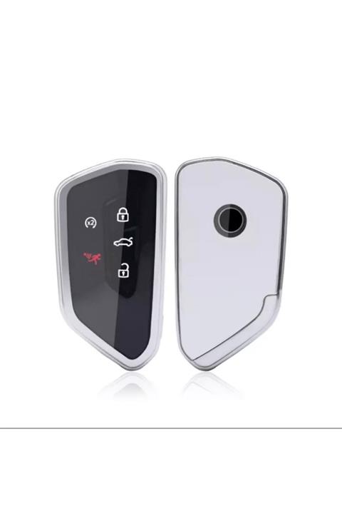 ROHANAUTO Volkswagen Golf Mk8 Anahtar Koruyucu Kılıf (gümüş)