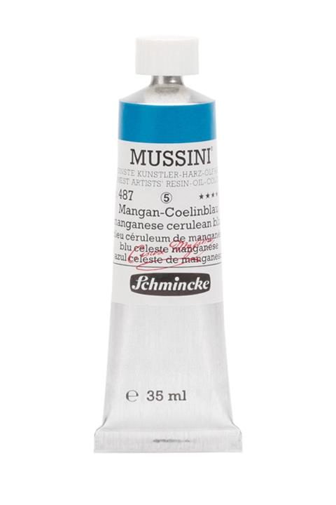 Schmincke Mussini Yağlı Boya 35ml. Seri 5 N:487 Manganese Cerulean Blue 13978