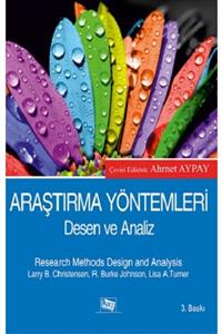 Anı Yayıncılık Araştırma Yöntemleri : Desen Ve Analiz