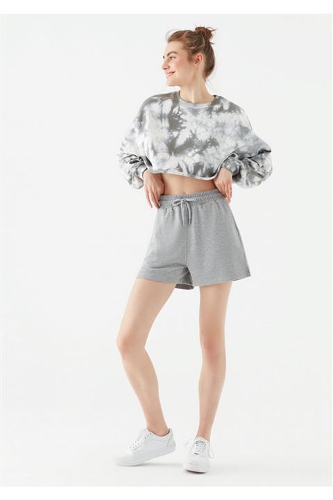 Mavi Kadın Gri Örme Şort 1600762-33396