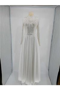 FAHRETTİN MODA Simli Tesettür Abiye
