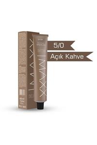 MAXX DELUXE 5.0 Açık Kahve Krem Tüp Boya -60ml