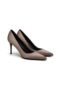 Picky Rose , Gül Kurusu Saten 7cm Topuk Stiletto