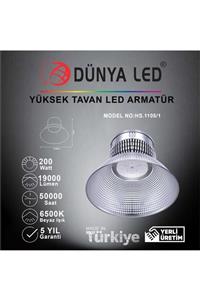 DÜNYA LED Hs.1105/1 200w Yüksek Tavan Smd Led Armatür 6500k Beyaz Işık