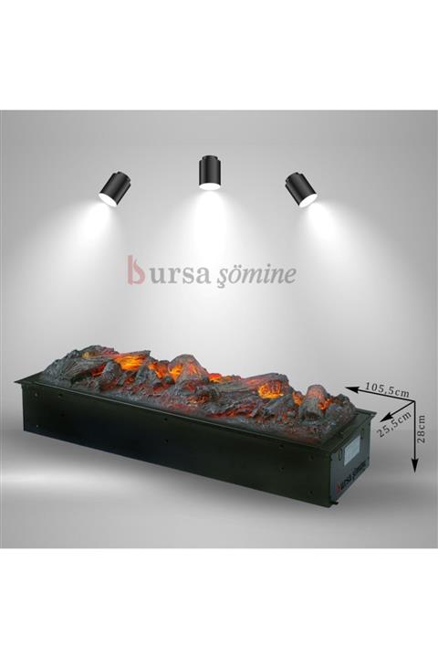 BOGE 3d 100'lük Yerli Elektrikli Şömine