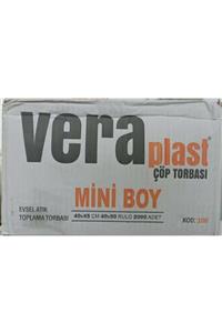 Vera Plast Mini Boy Çöp Torbası 50 Adet 40 X 45 Cm Beyaz