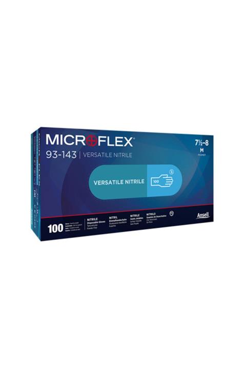 İzdelta Araştırma Teknolojileri Ansell Mıcroflex® 93-143 Tek Kullanımlık Nitril Eldiven (m)