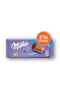 Milka Oreolu Tablet Çikolata 100 Gr 3 Adet