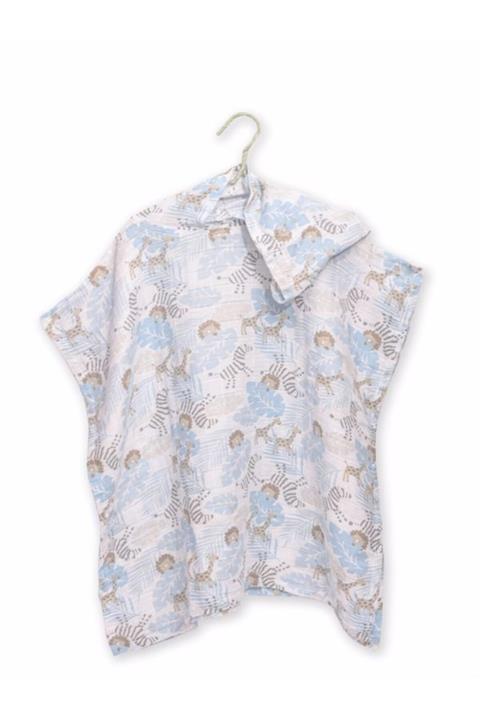 Messido Tekli Panço 1/2 Yaş Mavi Zebra 52 cm X 84 cm