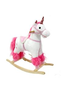 Salkım Toys Yılın Ilk Fırsatları - Sallanan At Sesli Unicorn - ™ Beyaz At®