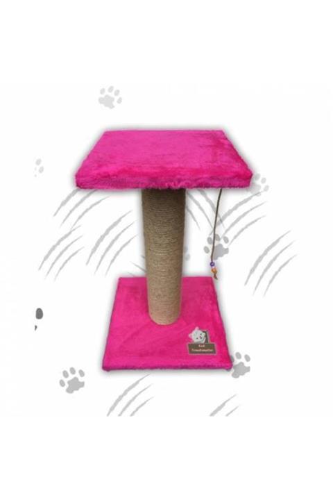 hitteknoloji Kare Puflu Tekli Kedi Tırmalama Platformu Pembe **yüksek Kalite**