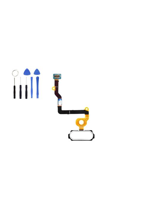 Tk Tech Samsung C5 C500 Home Tuş Plastiği Siyah Tamir Seti Yanında