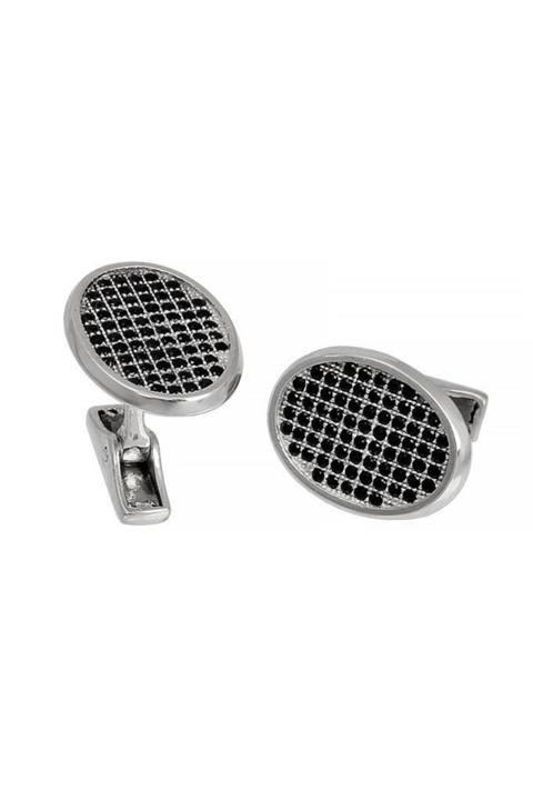 In Love Gümüş Erkek Trend Kol Düğmesi