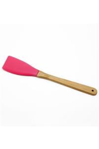 ÜnEv Ahşap Saplı Silikon Spatula