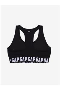 GAP Kadın Siyah Fit Dikişsiz Racerback Bralet