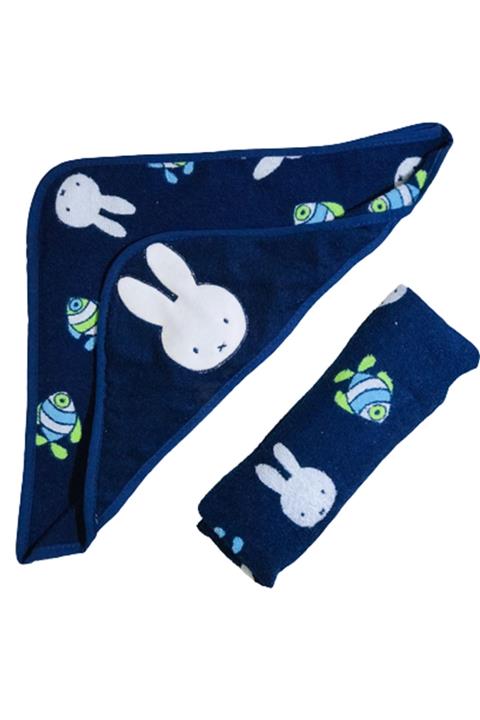 HELENİTO Bebek Kundak Havlu Tavşan Desenli