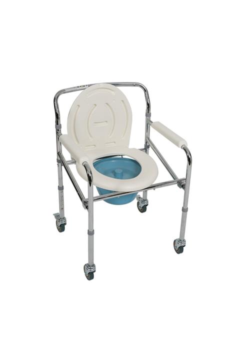 LOCO Katlanabilir Tekerlekli Klozetli Komot Pr-771