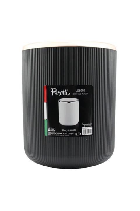 Perotti Lisbone Banyo Çöp Kovası Siyah-rose