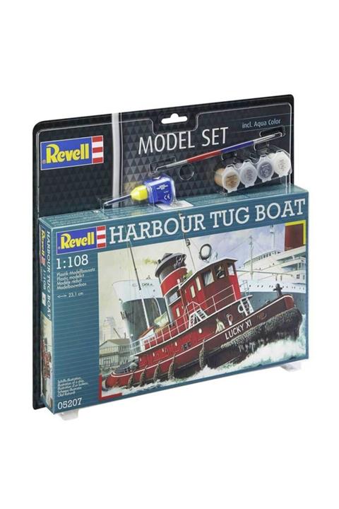 REVELL Maket Model Set 1:108 Harbour Tug Boat 65207