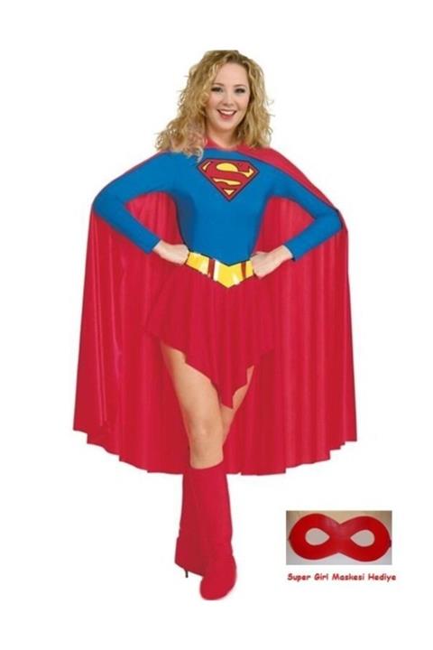 Bkmc Super Girl Kostümü Yetişkin