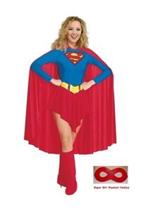 Bkmc Super Girl Kostümü Yetişkin