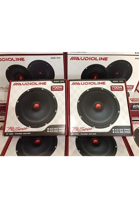Audioline Ad-88 , Ad-84 Pro 20 Cm Çifti 1400 Watt Midrange Xv Sound