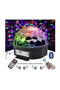 IŞIK Parti Malzemesi Disko Topu Rgb Ledli Bluetooth Hoparlör Sese Duyarlı En Siga