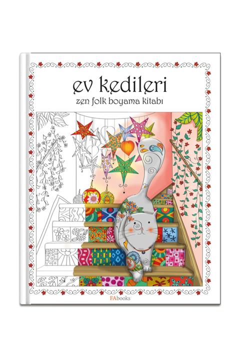 Fabooks Ev Kedileri Boyama Kitabı