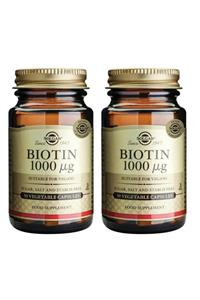 Solgar Biotin 1000 Mcg 50 Kapsül- 2 Adet(skt 07-07-2023)