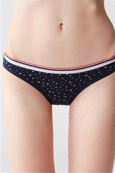 Janussi Polo Kadın U.s. Polo - Çok Renkli Düşük Bel Slip 3'lü Paket 66237