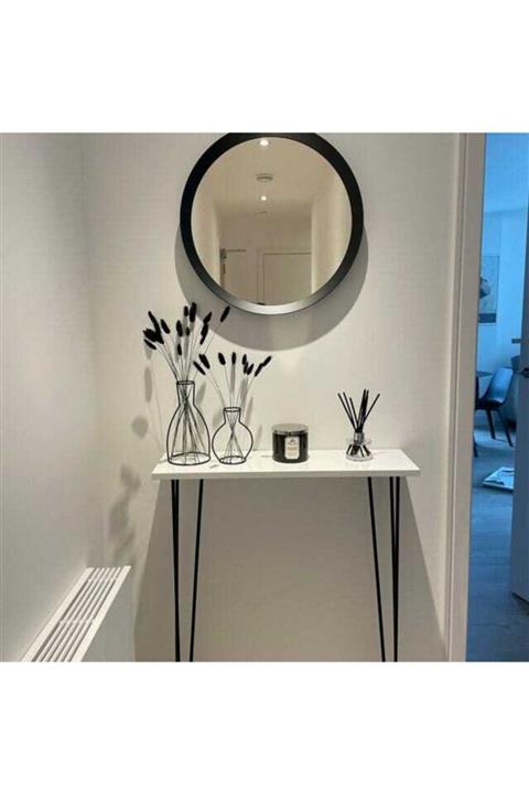 Karadeniz Dizayn Petek Üstü Raf & Dresuar Beyaz 80