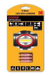 Kodak Headlamp 5w-300 Led Kafa Lambası-3 Adet Pil Hediyeli