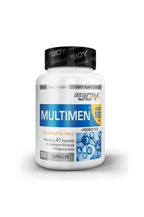 Bigjoy Vitamins 50+ Mens Multivitamin 50 Bitkisel Kapsül
