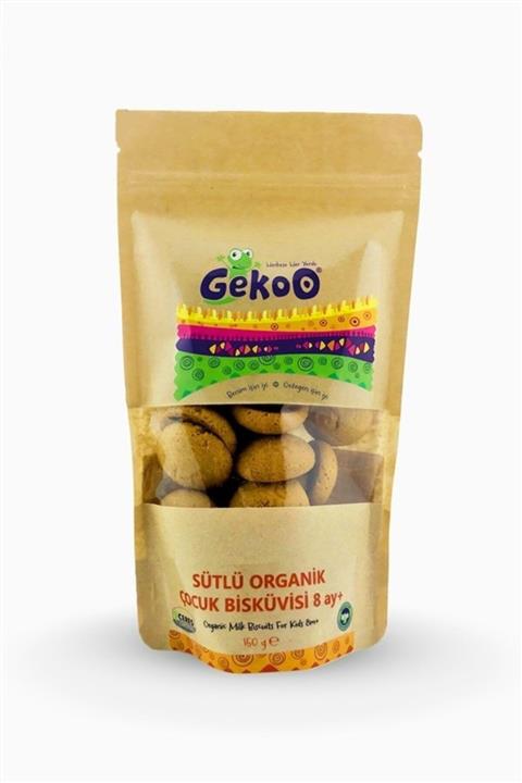 Gekoo Organik Sütlü 150g Çocuk Bisküvisi